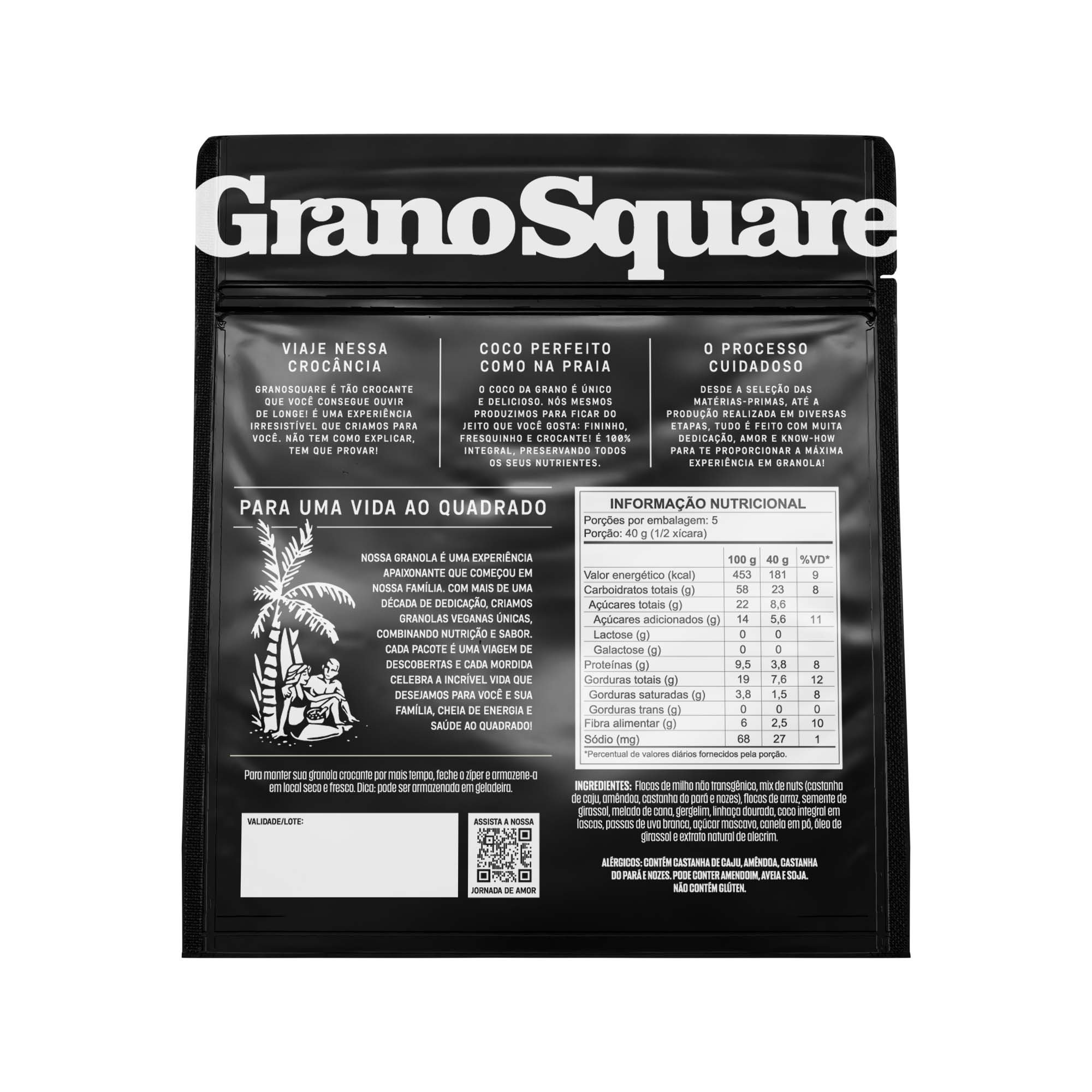 Granola GranoSquare Premium TRADICIONAL 200g