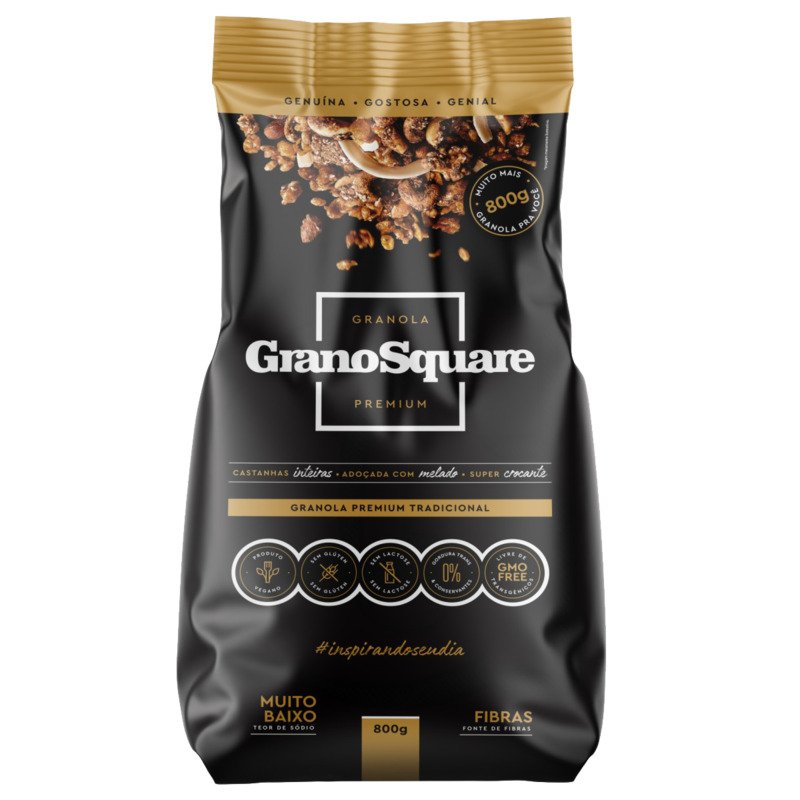 Granola GranoSquare Premium TRADICIONAL 800g