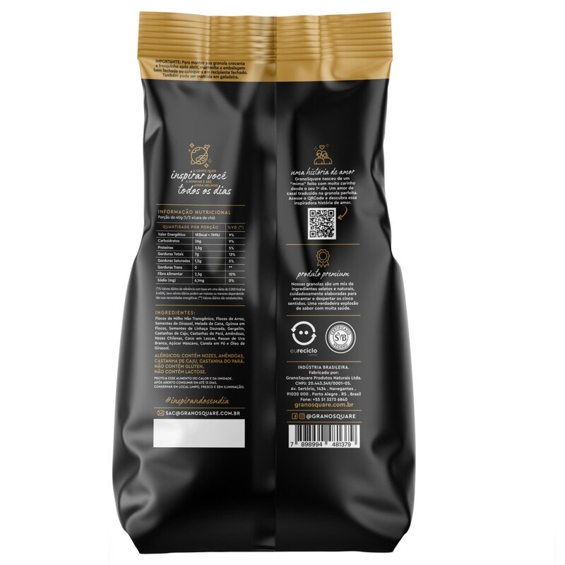 Granola GranoSquare Premium TRADICIONAL 800g