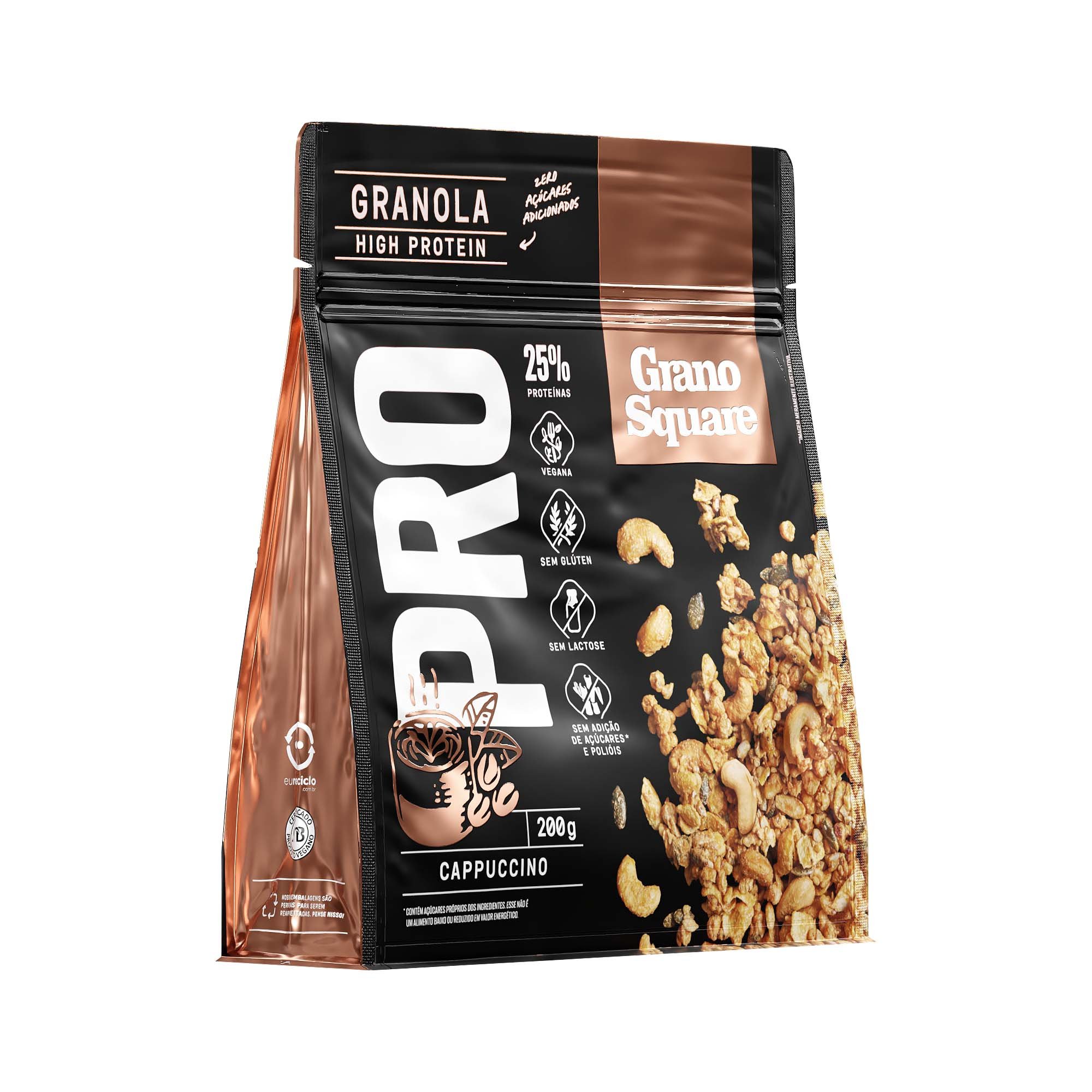 Granola GranoSquare PRO Cappuccino 200g